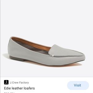 JCrew Edie Loafer Gray